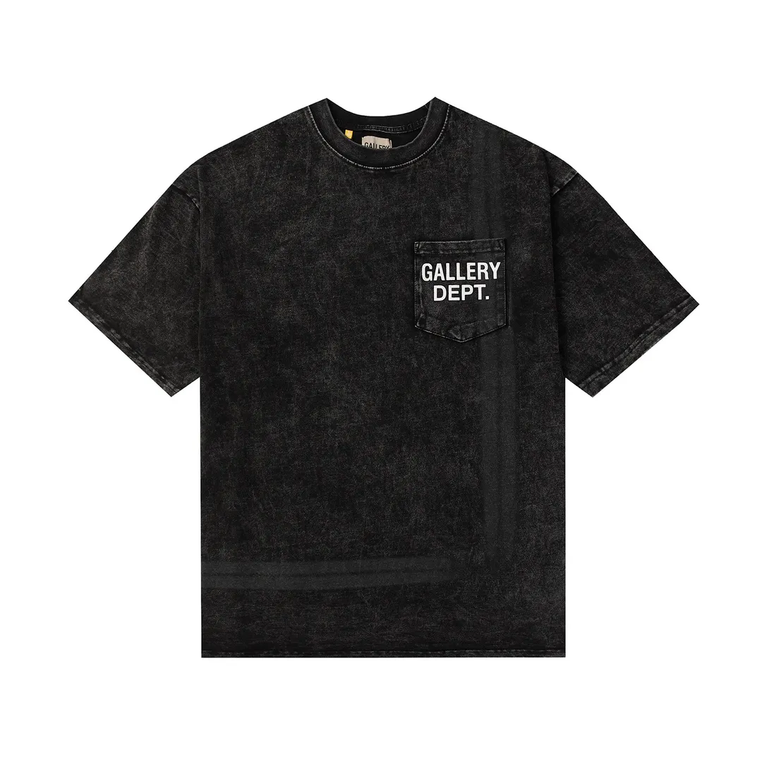 GALLERY.DEPT Summer new short-sleeved model number: D3146#P110 Color: washed black Size: S M L XL